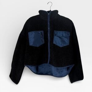 Tuckernuck Navy Fleece Lawrence Full Length Zip Up Size Small (A)